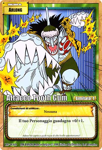 BP-W09 Attacco Tooth Gum comune -NEAR MINT-