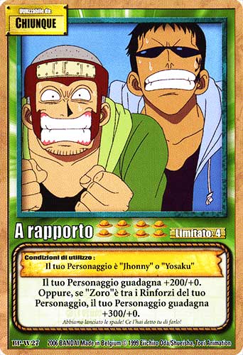 BP-W27 A rapporto comune -NEAR MINT-