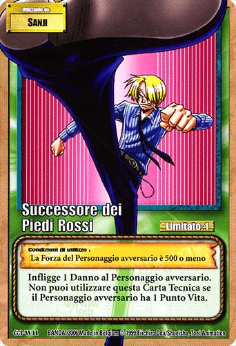 G3-W11 Successore dei Piedi Rossi comune