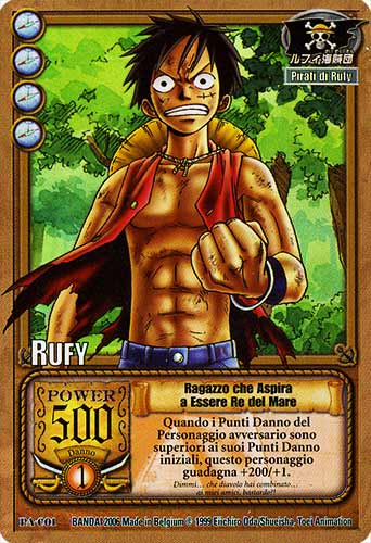 PA-C01 Ragazzo che Aspira a Essere Re del Mare rara foil -NEAR MINT-