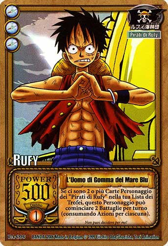 PA-C06 L'Uomo di Gomma del Mare Blu rara foil -NEAR MINT-