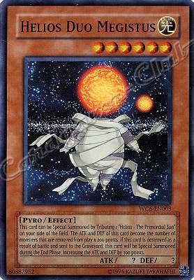 WC6-EN003 Helios Duo Megistus super rara (EN) -NEAR MINT-