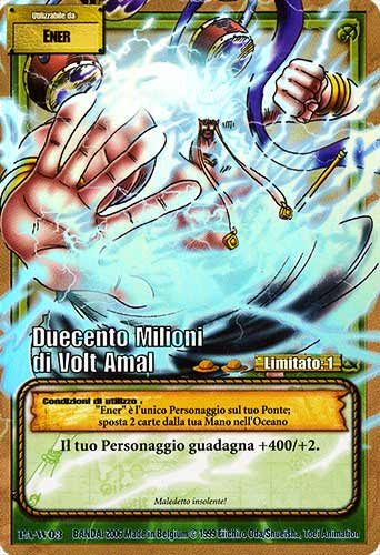 PA-W03 Duecento Milioni di Volt Amal rara foil -NEAR MINT-