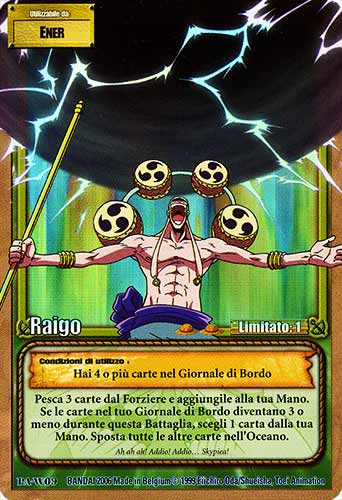 PA-W09 Raigo rara foil -NEAR MINT-