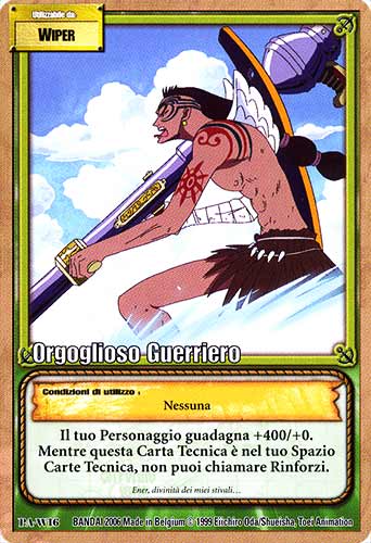 PA-W16 Orgoglioso Guerriero comune -NEAR MINT-