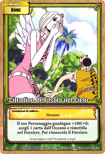 PA-W19 Cittadino dell'Isola nel Cielo comune -NEAR MINT-