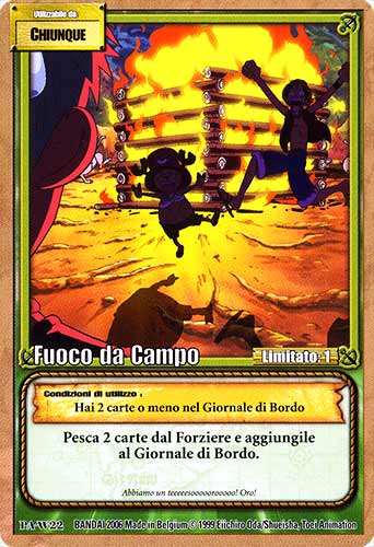 PA-W22 Fuoco da Campo comune -NEAR MINT-