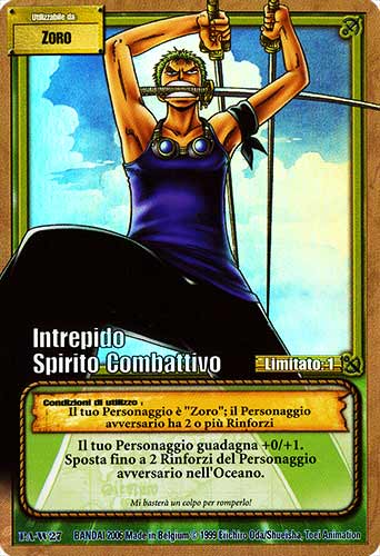 PA-W27 Intrepido Spirito Combattivo rara foil -NEAR MINT-