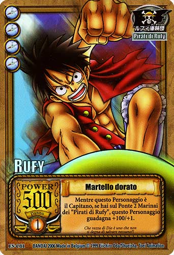 ES-C01 Martello dorato rara foil -NEAR MINT-