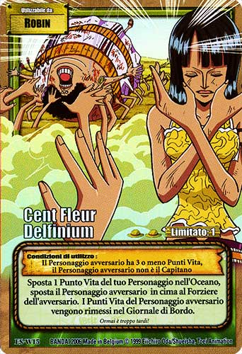 ES-W15 Cent Fleur Delfinium rara foil -NEAR MINT-