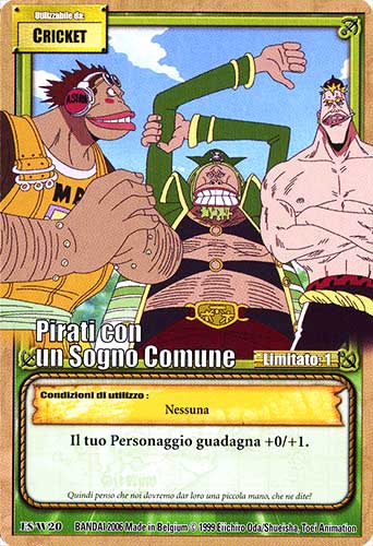 ES-W20 Pirati con un Sogno Comune comune -NEAR MINT-
