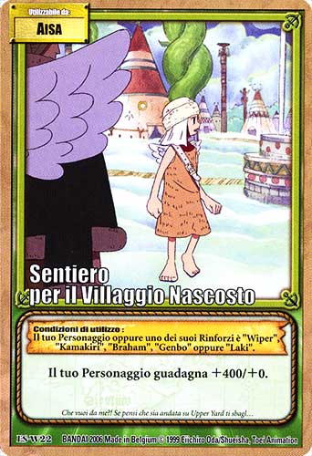 ES-W22 Sentiero per il Villaggio Nascosto comune -NEAR MINT-