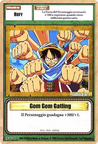 LK-W01 Gom Gom Gatling comune -NEAR MINT-