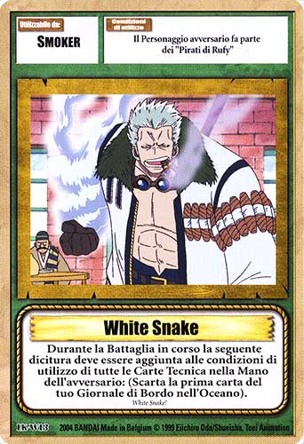 LK-W13 White Snake comune -NEAR MINT-