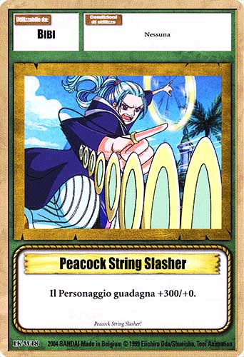 LK-W18 Peacock String Slasher comune -NEAR MINT-