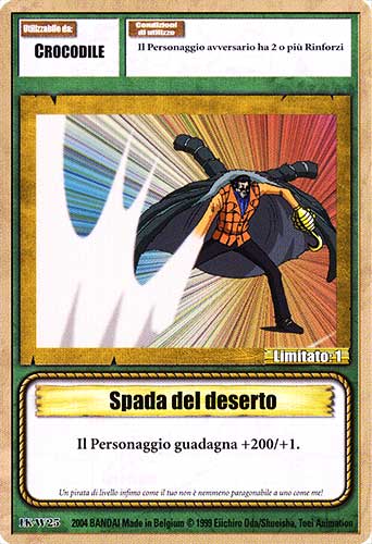 LK-W25 Spada del Deserto comune -NEAR MINT-