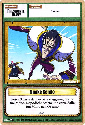 LK-W28 Snake Kendo comune -NEAR MINT-