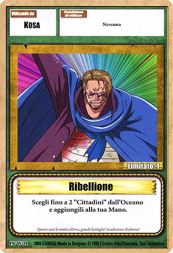 LK-W31 Ribellione comune -NEAR MINT-