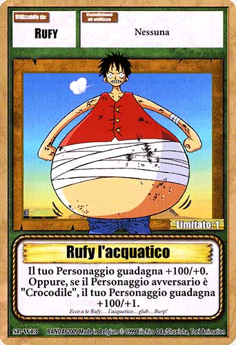 SB-W13 Rufy l'Acquatico comune -NEAR MINT-