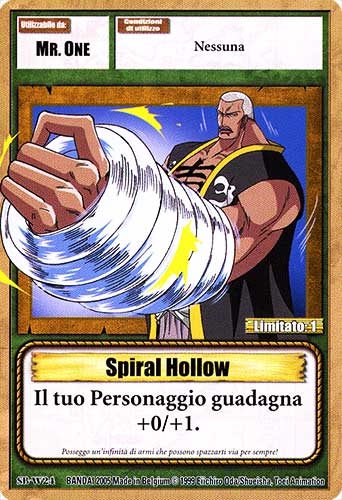 SB-W24 Spiral Hollow comune -NEAR MINT-