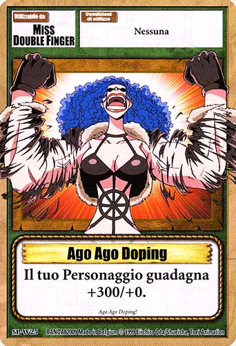 SB-W25 Ago Ago Doping comune -NEAR MINT-