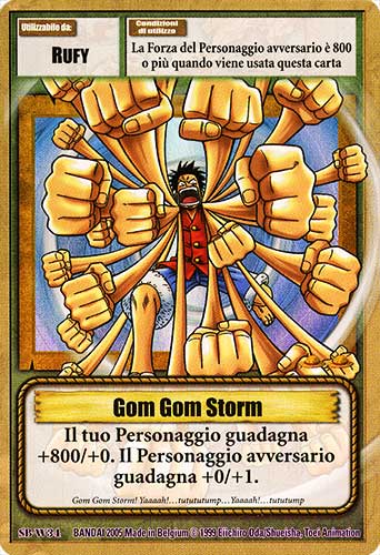 SB-W34 Gom Gom Storm rara foil -NEAR MINT-
