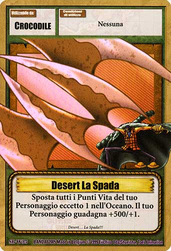 SB-W35 Desert La Spada rara foil -NEAR MINT-