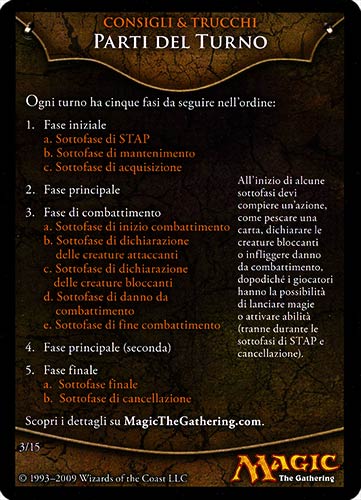 03 / 15 Parti del Turno comune -NEAR MINT-