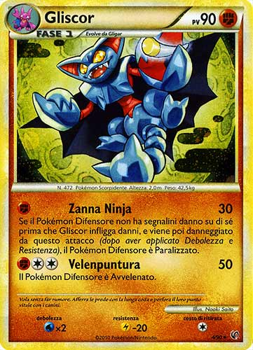 04 / 90 Gliscor rara foil (IT) -PLAYED-