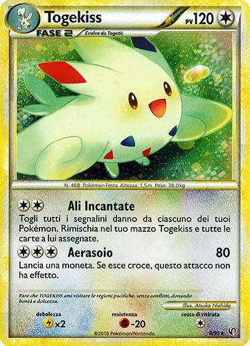 09 / 90 Togekiss rara foil (IT) -NEAR MINT-