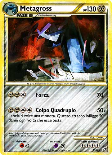 18 / 90 Metagross rara (IT) -NEAR MINT-