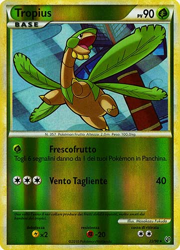 22 / 90 Tropius rara (IT) -NEAR MINT-