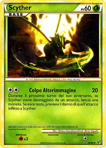 36 / 90 Scyther non comune (IT) -NEAR MINT-