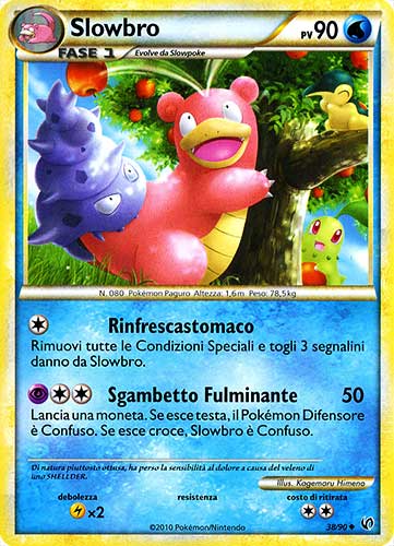 38 / 90 Slowbro non comune (IT) -NEAR MINT-