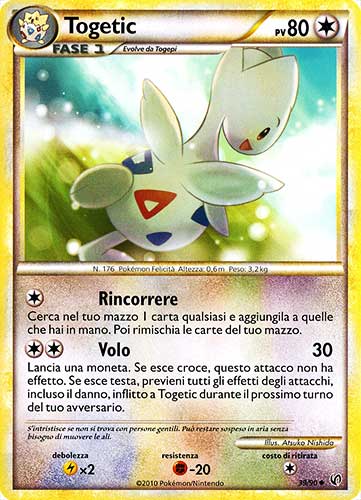 39 / 90 Togetic non comune (IT) -NEAR MINT-