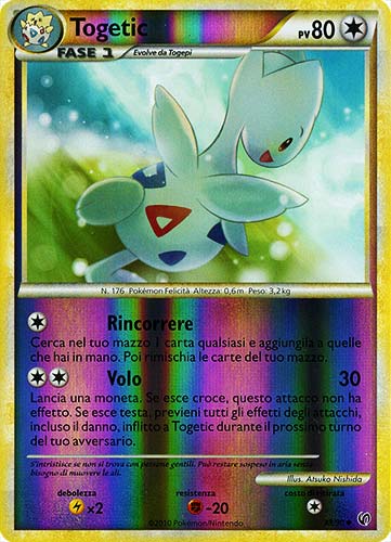 39 / 90 Togetic non comune foil reverse (IT) -NEAR MINT-