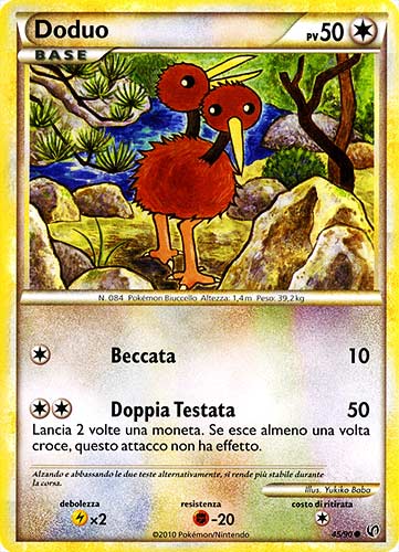 45 / 90 Doduo comune (IT) -NEAR MINT-