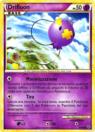 46 / 90 Drifloon comune (IT) -NEAR MINT-