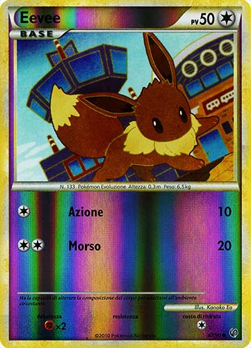 47 / 90 Eevee comune foil reverse (IT) -NEAR MINT-