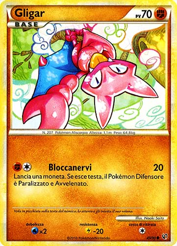 49 / 90 Gligar comune (IT) -NEAR MINT-