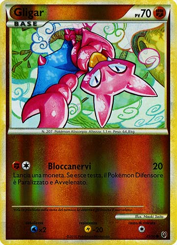 49 / 90 Gligar comune foil reverse (IT) -NEAR MINT-