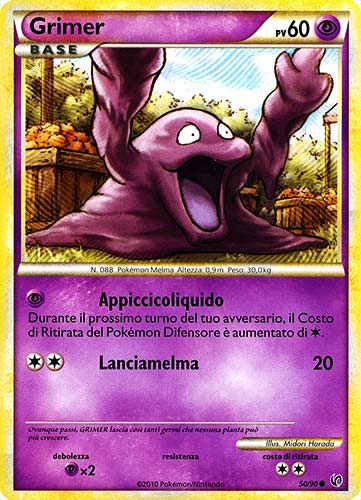50 / 90 Grimer comune (IT) -NEAR MINT-