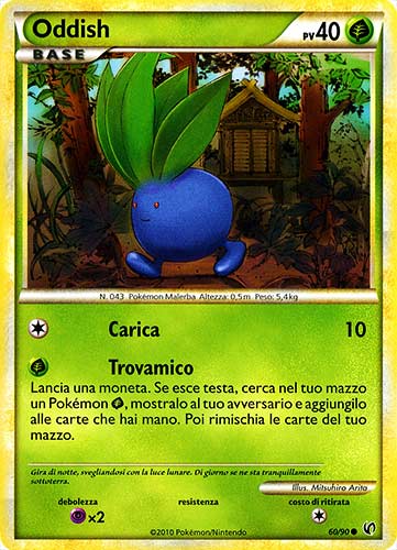 60 / 90 Oddish comune (IT) -NEAR MINT-