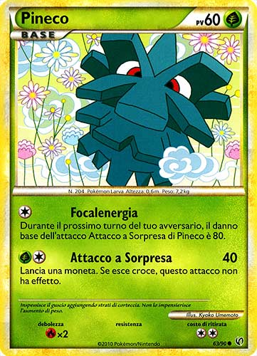 63 / 90 Pineco comune (IT) -NEAR MINT-