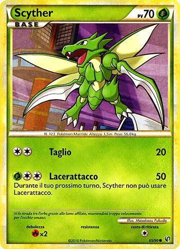 65 / 90 Scyther comune (IT) -NEAR MINT-