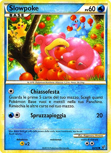 66 / 90 Slowpoke comune (IT) -NEAR MINT-