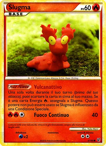 67 / 90 Slugma comune (IT) -NEAR MINT-