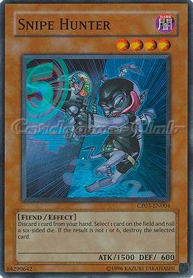 CP03-EN004 Snipe Hunter super rara (EN) -NEAR MINT-