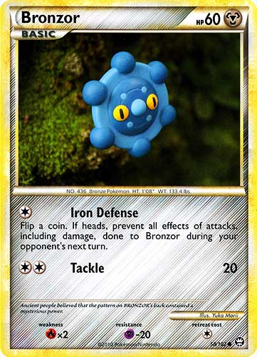 058 / 102 Bronzor comune (EN) -NEAR MINT-