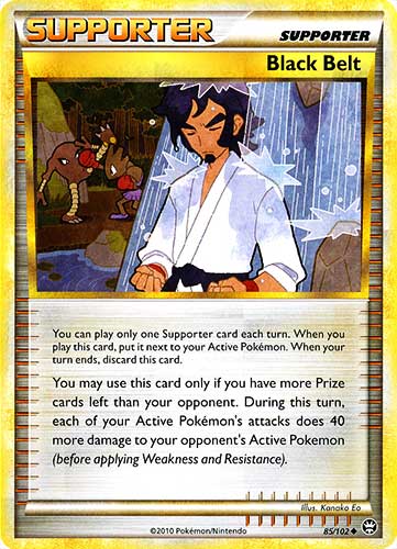 085 / 102 Black Belt non comune (EN) -NEAR MINT-